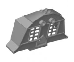 Boat Stern Brick 7 x 16 x 7 with Two Windows