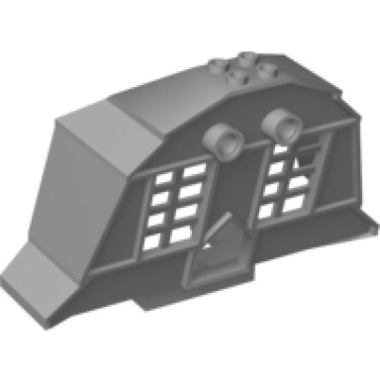 Boat Stern Brick 7 x 16 x 7 with Two Windows