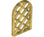 Pane for Window 1 x 2 x 2 2/3 Lattice Diamond with Rounded Top