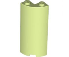 Cylinder Quarter 2 x 2 x 5 with 1 x 1 Cutout
