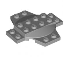 Plate, Modified 6 x 6 x 2/3 Cross with Dome