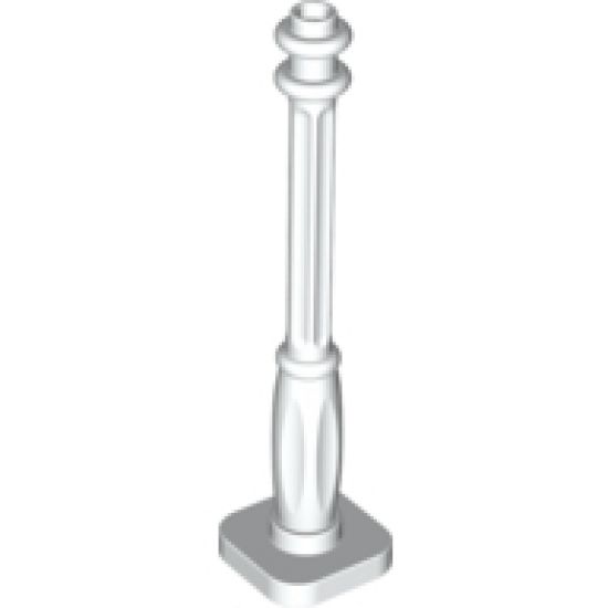 Support 2 x 2 x 7 Lamp Post, 6 Base Flutes