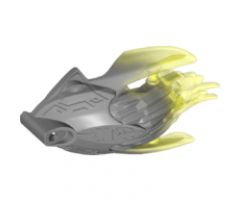 Bionicle Creature Head/Mask with Marbled Trans-Neon Green Pattern