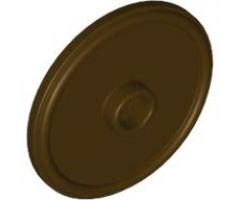 Minifigure, Shield Round with Stud and Ring Around Edge