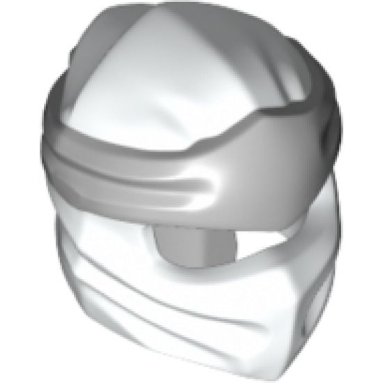 Minifigure, Headgear Ninjago Wrap Type 4 with Light Bluish Gray Headband Pattern