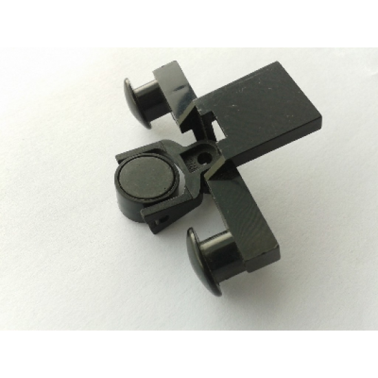 Train Buffer Beam with Black Train Coupling and Black Magnet Cylindrical (4022 / 2920 / 73092)