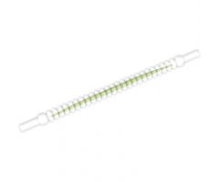 Hose Flexible Ribbed with 8mm Ends, 10L with Lime Center Pattern