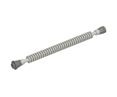 Hose Flexible 12L with Tabbed Dark Bluish Gray Ends