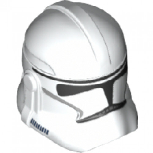 Minifigure, Headgear Helmet SW Clone Trooper with Ep.3 Pattern