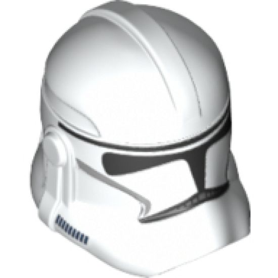 Minifigure, Headgear Helmet SW Clone Trooper with Ep.3 Pattern
