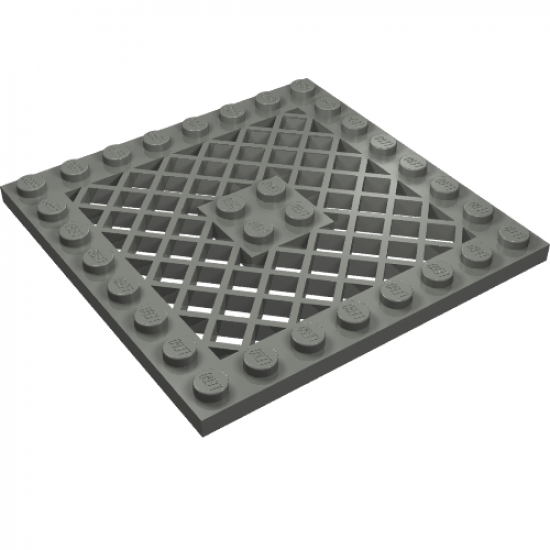 Plate, Modified 8 x 8 with Grille