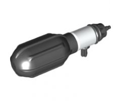 Minifigure, Utensil Cylinder with Trans-Light Blue Water Extension and Black Handle with Black Rubber Squeezable Bladder (41815c01 / 41818)