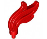 Minifigure, Headgear Accessory Plume Feather Triple Compact / Flame / Water