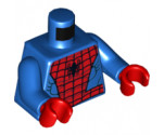 Torso Spider-Man Costume 4 Pattern / Blue Arms / Red Hands