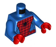 Torso Spider-Man Costume 4 Pattern / Blue Arms / Red Hands