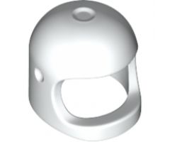 Minifigure, Headgear Helmet Space / Town with Thick Chin Strap - with Visor Dimples (Reissue with Top Dimple)