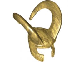 Minifigure, Headgear Helmet with Large Curved Flexible Horns (Loki)
