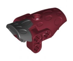 Bionicle Hydruka Back Plate with Marbled Black Pattern