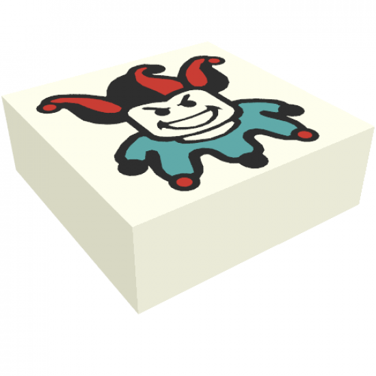 Tile 1 x 1 with Joker Pattern