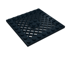 Plate, Modified 8 x 8 with Grille