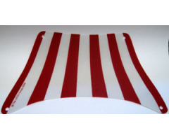 Cloth Sail 28 x 18 Top with Red Stripes Pattern