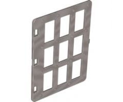 Duplo, Building Door / Window Pane 1 x 4 x 4 with Nine Panes
