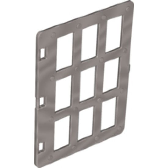 Duplo, Building Door / Window Pane 1 x 4 x 4 with Nine Panes