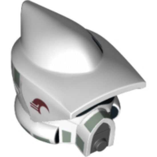 Minifigure, Headgear Helmet SW ARF Trooper Pattern