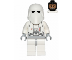 Snowtrooper, Light Bluish Gray Hips, Light Bluish Gray Hands, Printed Head, Torso Back Printing
