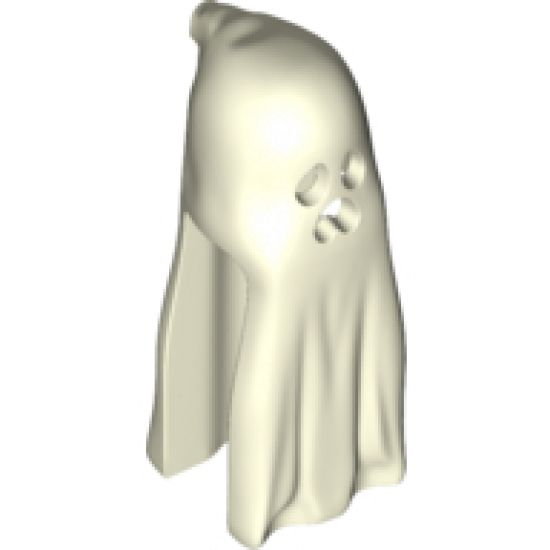 Minifigure, Headgear Head Cover, Ghost Shroud with Open Mouth
