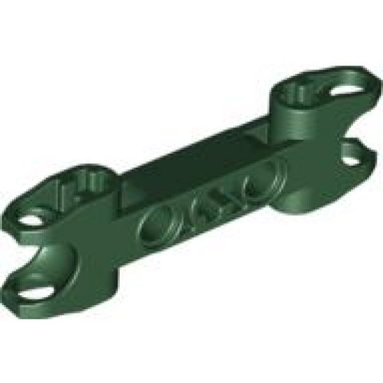 Technic, Connector Axle and Pin 2 x 7 with Two Ball Joint Sockets, Squared Ends and Axle Hole in Center