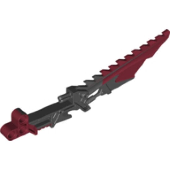 Bionicle Weapon Vahki Staff of Confusion, Marbled Black Pattern
