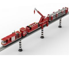 Monorail Construction and Maintenance Vehicle v2 (Red)