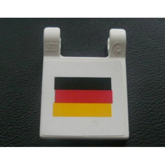 Flag 2 x 2 Square with German Flag Pattern (Sticker) - Set 8672