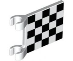 Flag 2 x 2 Square with Checkered Pattern (Printed)