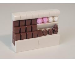 Bricksculpt Chocolate Display