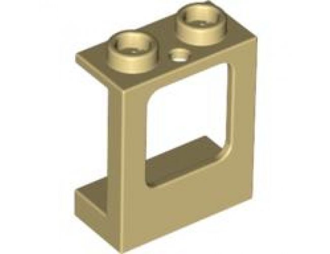 Window 1 x 2 x 2 Plane, Single Hole Top and Bottom for Glass