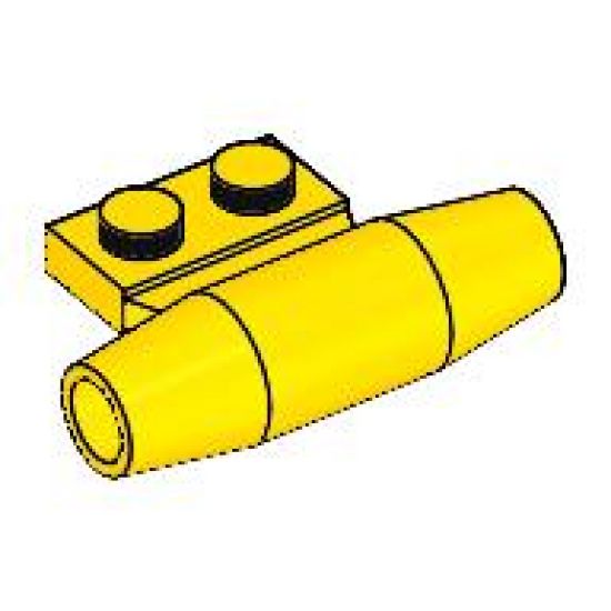 Aircraft Engine Smooth Small, 1 x 2 Side Plate with Axle Holders