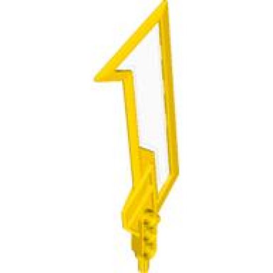 Technic, Figure Accessory Blade with Trans-Clear Center (Sky Guardian)