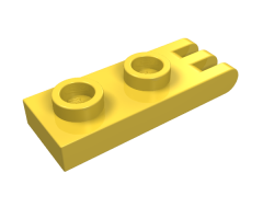 Hinge Plate 1 x 2 with 3 Fingers - Hollow Studs