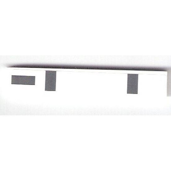 Tile 1 x 6 with Dark Bluish Gray Markings Pattern (Sticker) - Set 75876