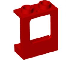 Window 1 x 2 x 2 Plane, Single Hole Top and Bottom for Glass