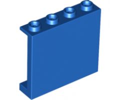 Panel 1 x 4 x 3 with Side Supports - Hollow Studs