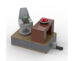 Grogu's Spinning Chair Automata