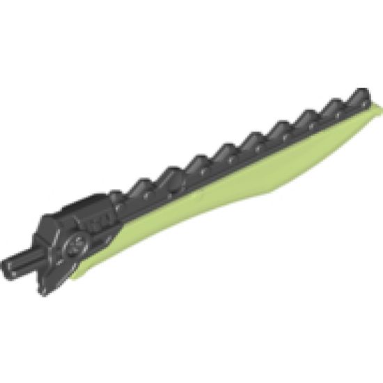Hero Factory Weapon - Saw with Trans-Bright Green Sword Blade