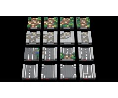 Microscale Road Modules 8x8