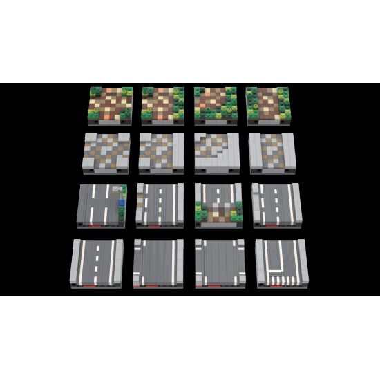 Microscale Road Modules 8x8