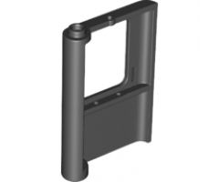 Door 1 x 4 x 5 Train Right, Thick Support at Bottom