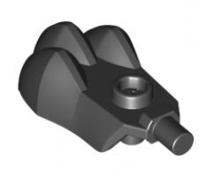 Animal, Body Part Paw with Stud on Top, Bar on Side and 3 Bar Holders on Bottom