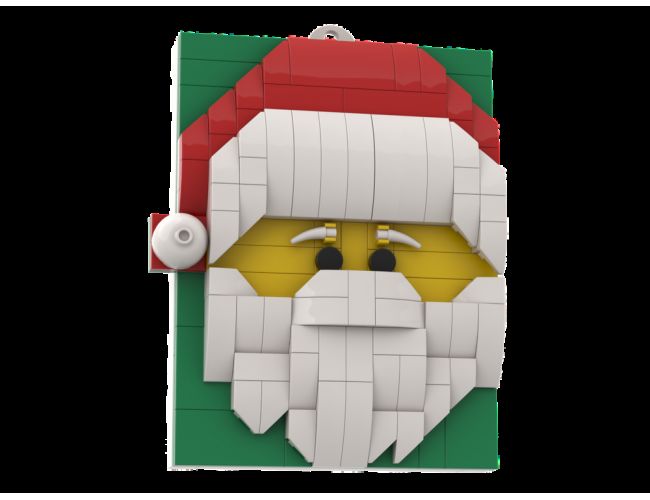 Lego Santa Portrait